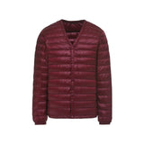 NewBang Brand Men's Down Jacket Ultra Light Down Jacket Men Slim Windproof Portable V Neck Lightweight Coat Warm Liner